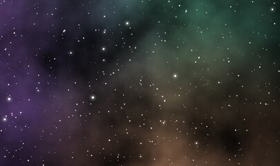 Wall Mural - Space scape illustration graphic design background