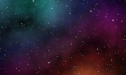 Wall Mural - Space scape illustration graphic background
