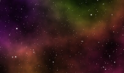 Wall Mural - Space scape illustration graphic background