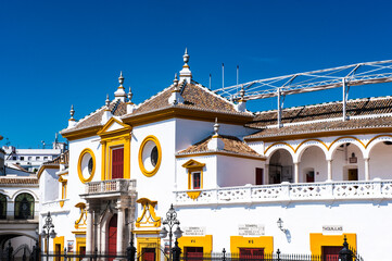 Wall Mural - It's Plaza de Toros (Bull Square) in Seville, Spain.