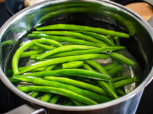 Green Beans In Pot