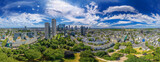Fototapeta  - Frankfurt Main Skyline Germany 360° vr