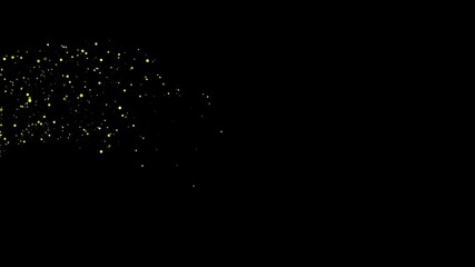 Wall Mural - particles in motion