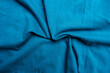 Mint blue fabric soft texture background.