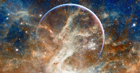 Canvas Print - deep space. elements of this image furnished by nasa