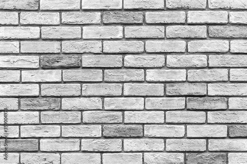 Fotografía Vintage old white brick wall texture and seamless background.