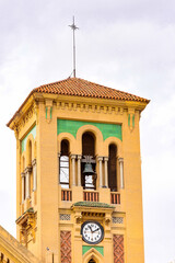 it's church of tetouan, a city in northern morocco. tetouan is one of the two major ports of morocco