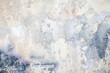 White blue color, painted and faded wall texture grunge background