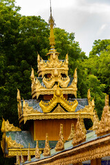 It's Thambuddhe Pagoda Complex (Sambuddhe), one of the famous pagodas in Monywa of Sagaing Region.