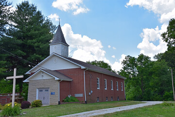 Wall Mural - old wooden church