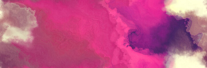 Poster - abstract watercolor background with watercolor paint with mulberry , moderate pink and wheat colors. can be used as web banner or background