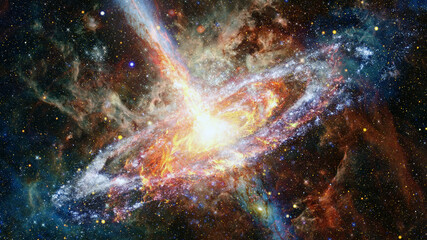 Wall Mural - pulsar in the nebula. elements of this image furnished by nasa