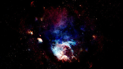 Wall Mural - hubble views galaxy and nebula. elements of this image furnished by nasa