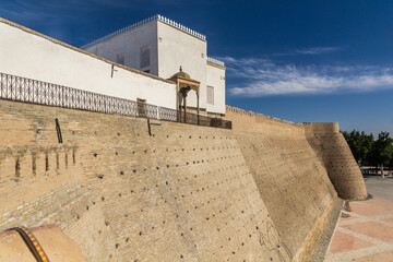 Wall Mural - Fortification walls of the Ark of Bukhara fortress, Uzbekistan