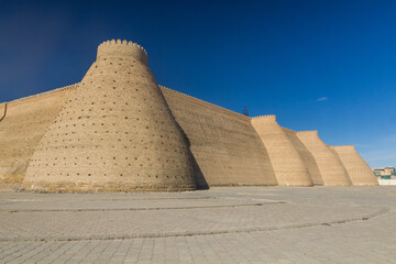 Wall Mural - Fortification walls of the Ark of Bukhara fortress, Uzbekistan