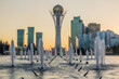 Skyline of Astana (now Nur-Sultan), capital of Kazakhstan