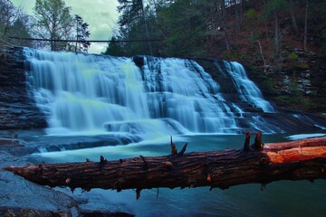 Wall Mural - Cane creek falls in fall creek falls state park in Tennessee