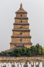 Big Wild Goose Pagoda In Xi'an, China