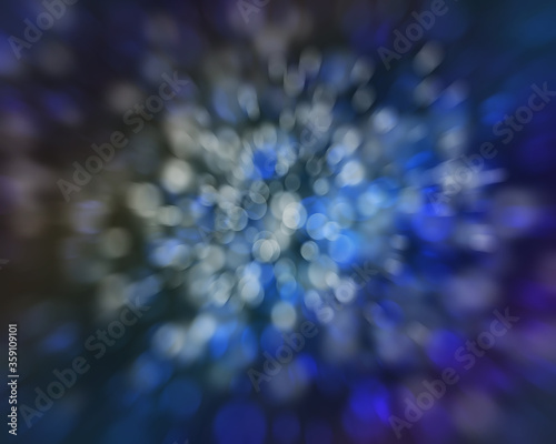 Fotografía Beautiful orbs radially spread depth of field