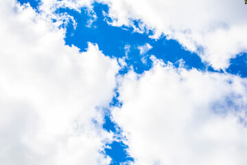 blue sky with clouds