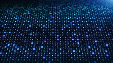 Aufkleber - technology network data connection, digital cyberspace and digital network data analysis of cyber se