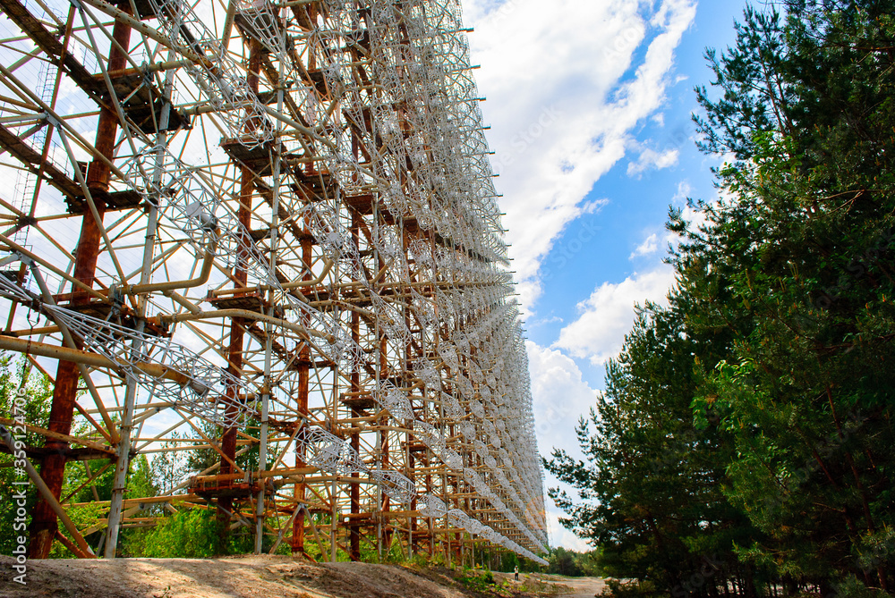 Duga, a Soviet over-the-horizon (OTH) radar system as part of the ...