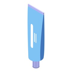 Wall Mural - Toothpaste tube icon. Isometric of toothpaste tube vector icon for web design isolated on white background