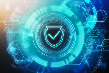 Poster - Immersive cybersecurity interface, data protection