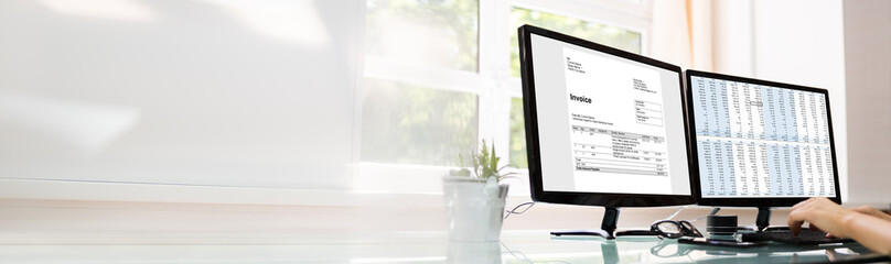 Poster - Analyst Working With Spreadsheet