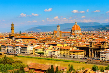 It's Florence, Italy. View from the Piazzetta Michelangelo.