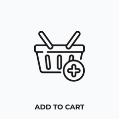 Poster - add to cart icon vector. flasks sign symbol.