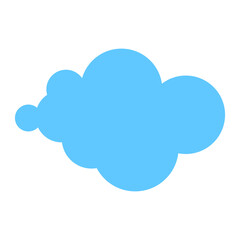 Poster - Cloud image. Isolated on white background. Vector EPS 10. 