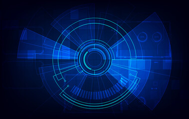 Poster - Digital Abstract technology background