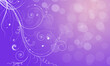 canvas print picture - edler Hintergrund lila violett blau gelb, Pastell sonniges Leuchten Licht Sonnenschein, Blätter Ranken floral am Rand Bokeh Glitzer luxuriös zeitloses Design oder einfach nur elegant Layout Vorlage