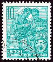 Sticker - Engineers (German Democratic Republic 1953)