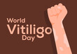 world vitiligo day banner