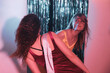 © Mat Hayward - Two young girls dancing together at a party