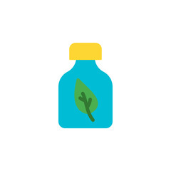Poster - Dried leaf icon. Simple color vector elements of botanicals icons for ui and ux, website or mobile application