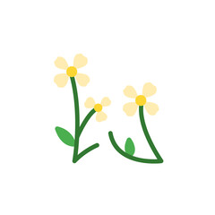 Poster - Spurge flower icon. Simple color vector elements of botanicals icons for ui and ux, website or mobile application