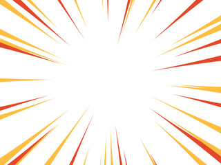 Poster - Speed halftone rays. Action, speed lines, stripes