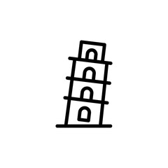 Poster - Building, monument concept line icon. Simple element illustration. Building, monument concept outline symbol design from Italy set. Can be used for web and mobile