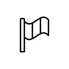 Poster - Flag concept line icon. Simple element illustration. Flag concept outline symbol design from Italy set. Can be used for web and mobile