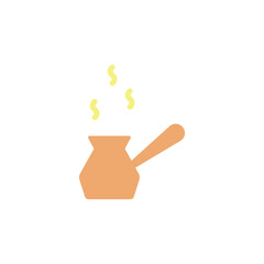 Poster - Coffee boiler colored icon. Simple colored element illustration. Coffee boiler concept symbol design from Bar set. Can be used for web and mobile