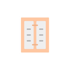 Poster - Menu, bar colored icon. Simple colored element illustration. Menu, bar concept symbol design from Bar set. Can be used for web and mobile