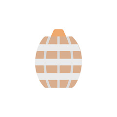 Poster - Barrel, beer colored icon. Simple colored element illustration. Barrel, beer concept symbol design from Bar set. Can be used for web and mobile