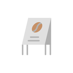 Poster - Board, sign, bar colored icon. Simple colored element illustration. Board, sign, bar concept symbol design from Bar set. Can be used for web and mobile