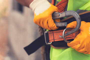 fall protection systems; full harness type safety belt