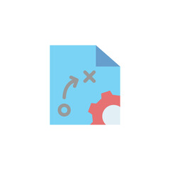 Poster - File colored icon. Simple colored element illustration. File concept symbol design from Business strategy set. Can be used for web and mobile