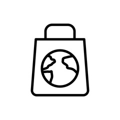 Poster - Earth, package icon. Simple line, outline vector elements of mother earth day icons for ui and ux, website or mobile application