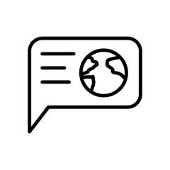 Poster - Earth, chart icon. Simple line, outline vector elements of mother earth day icons for ui and ux, website or mobile application